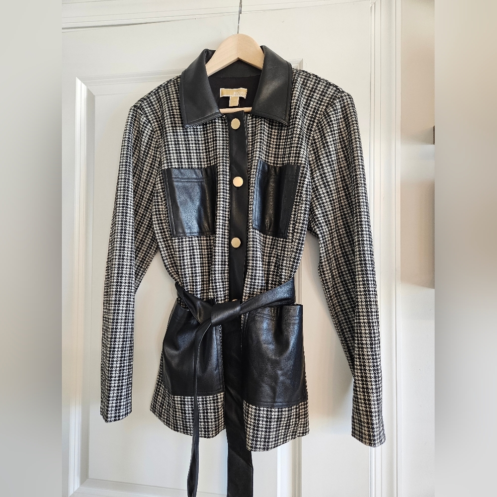 Michael Kor's Black and White Women's Jacket